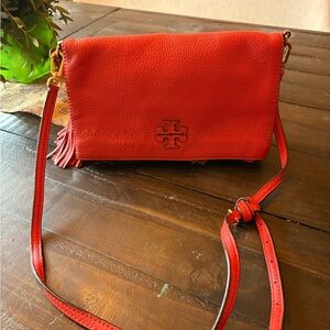 Tory Burch Vibrant Red/Orange Crossbody Bag
